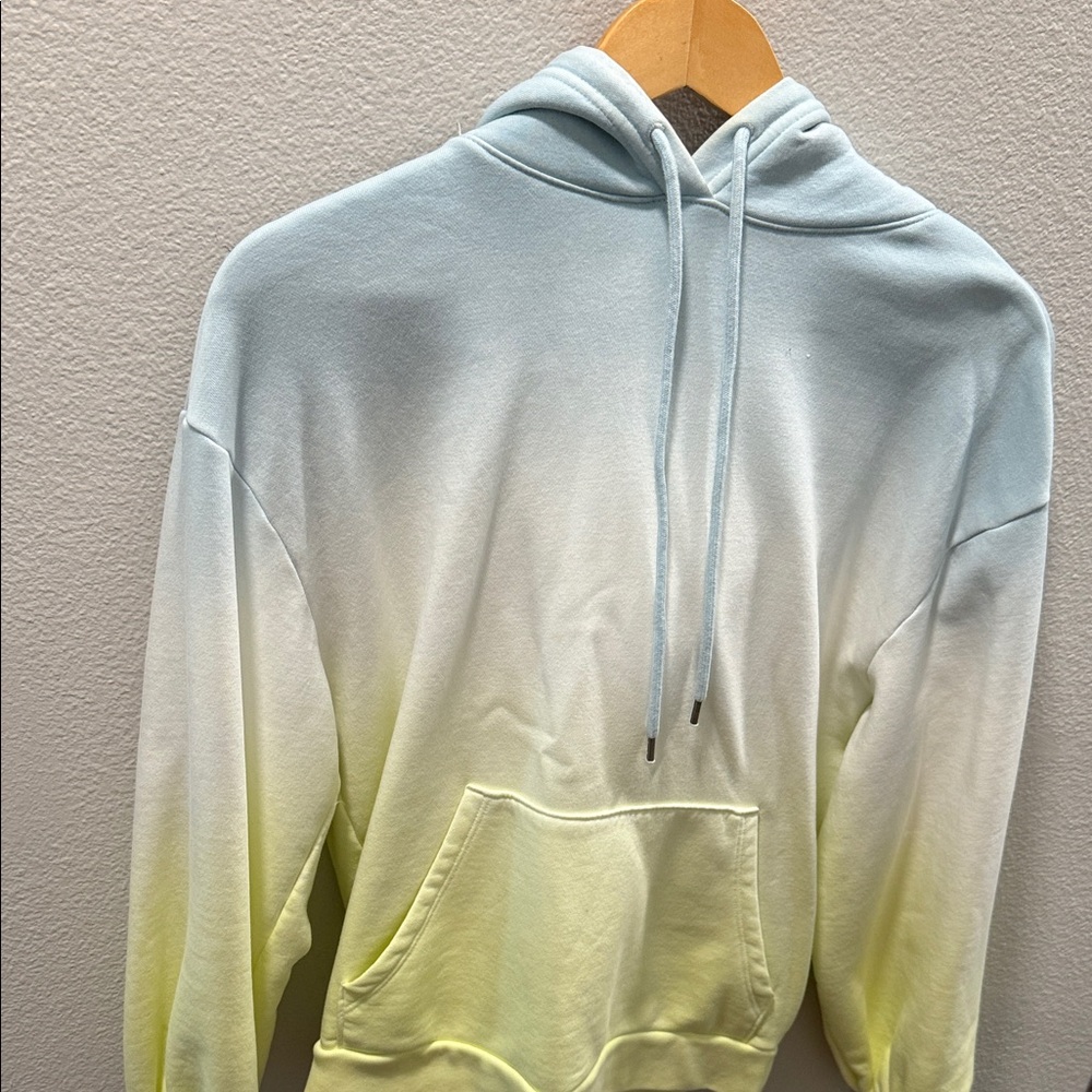 Gradient Blue and Yellow Men's Sweater